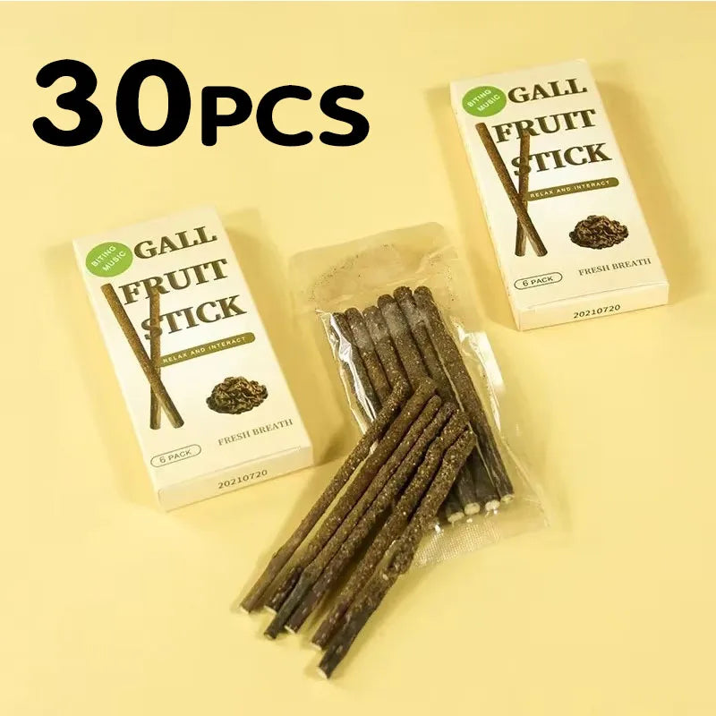 6- Natural Cat Stick Mint Caught Bite Excited Rods Silvervine – Cat Supplies