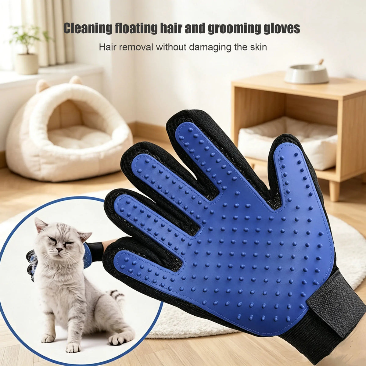 Pet Hair Glove Comb Pet Dog Cat Grooming - ProPawPet.com