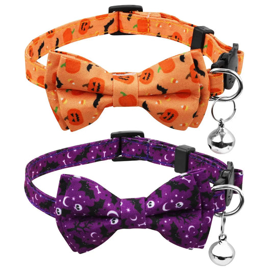 Funny Pattern Pet Collar Detachable Bow Tie - ProPawPet.com