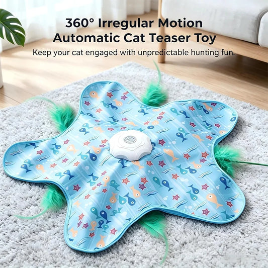 Cat Hunting Blanket Toy Automatic Turntable - ProPawPet.com