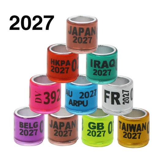 200 Pcs 2027 Aluminum Plastic Pigeon Foot - ProPawPet.com