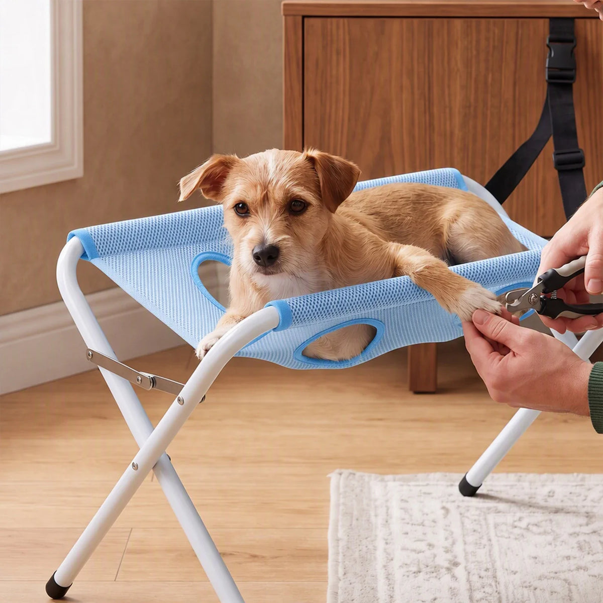 Foldable Pet Bathing Grooming Hammock Stand - ProPawPet.com
