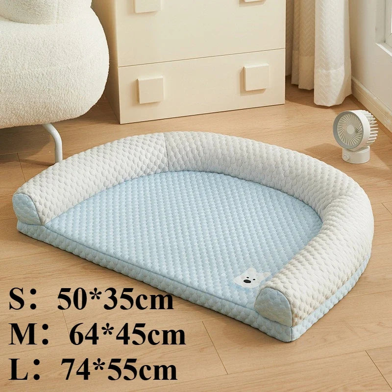 Cooling Dog Bed for Small Medium Breathable Cat Sofa – Dog Supplies