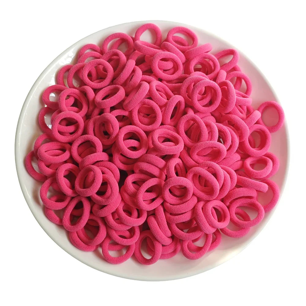 Set Pet Elastic Hair Band Cute Dog Grooming Accessories – 16 Colors