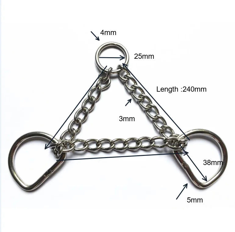Adjustable Stainless Steel Chain Dog Collar – 2 Colors