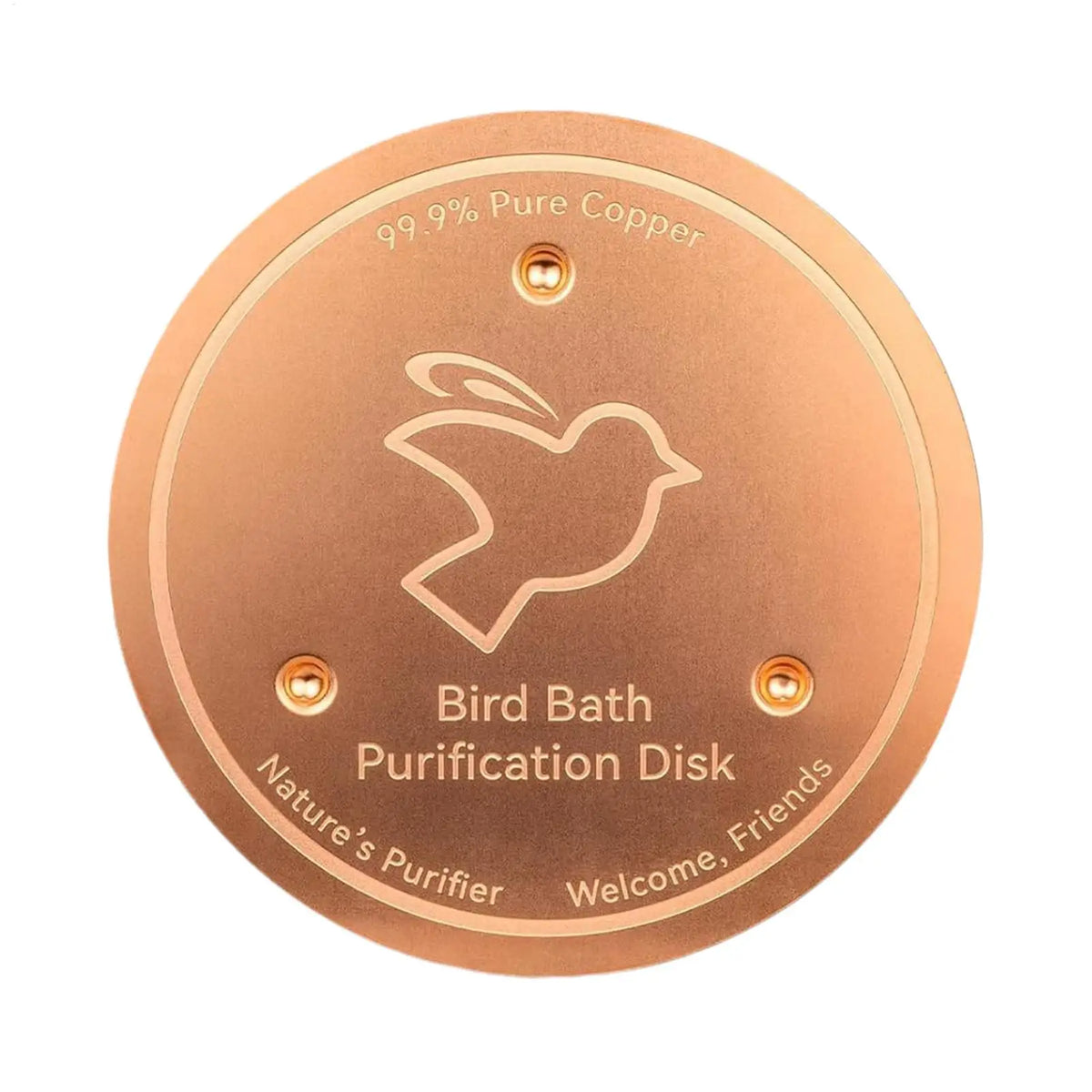 Bird Bath Copper Disk bird bath purification - ProPawPet.com