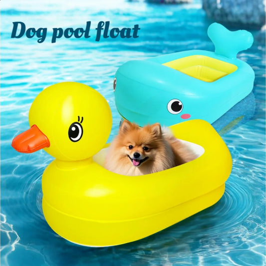 2in1 Dogs Pool Float Inflatable Foldable Pvc - ProPawPet.com