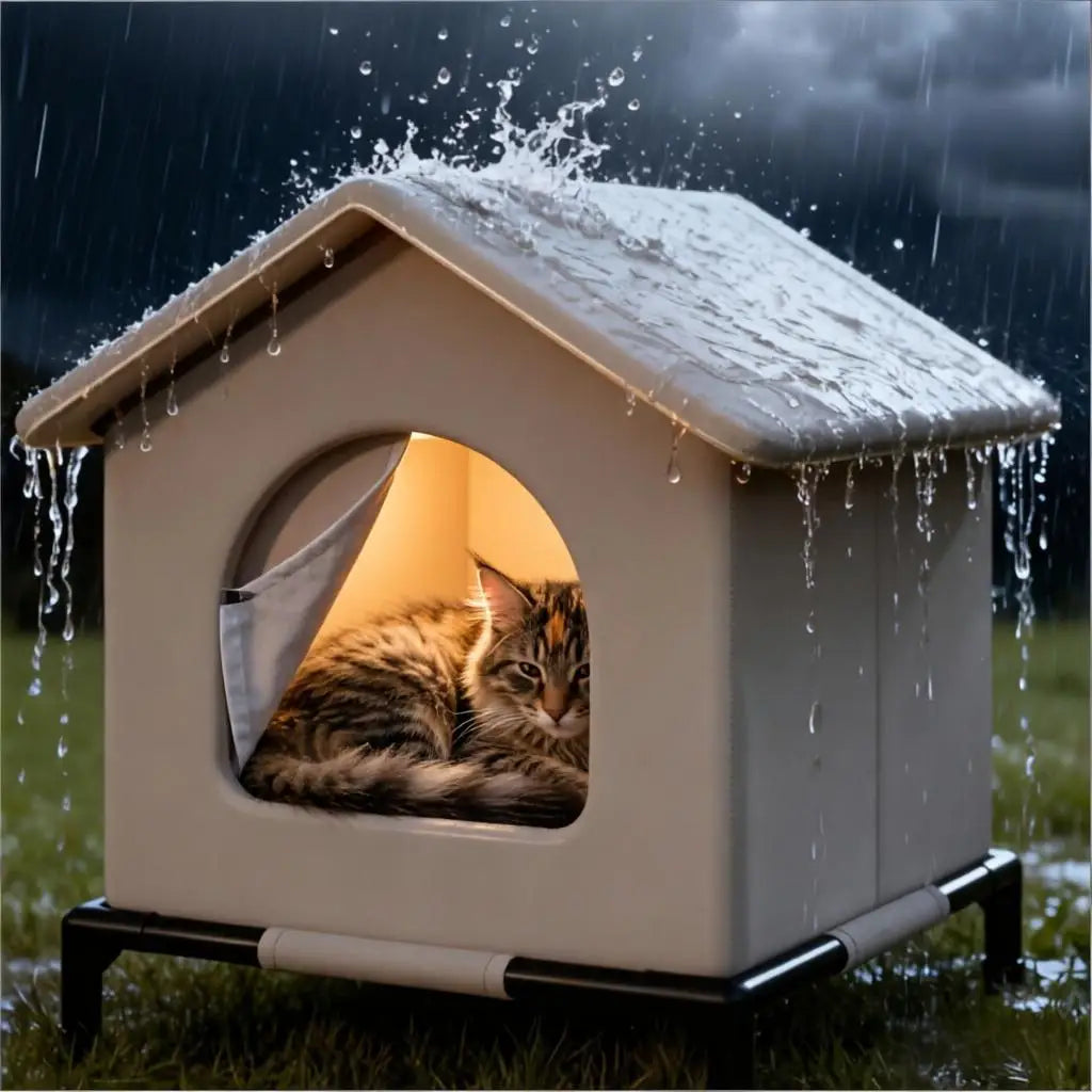 Stray Cat Houses with Mat Waterproof Summer - ProPawPet.com