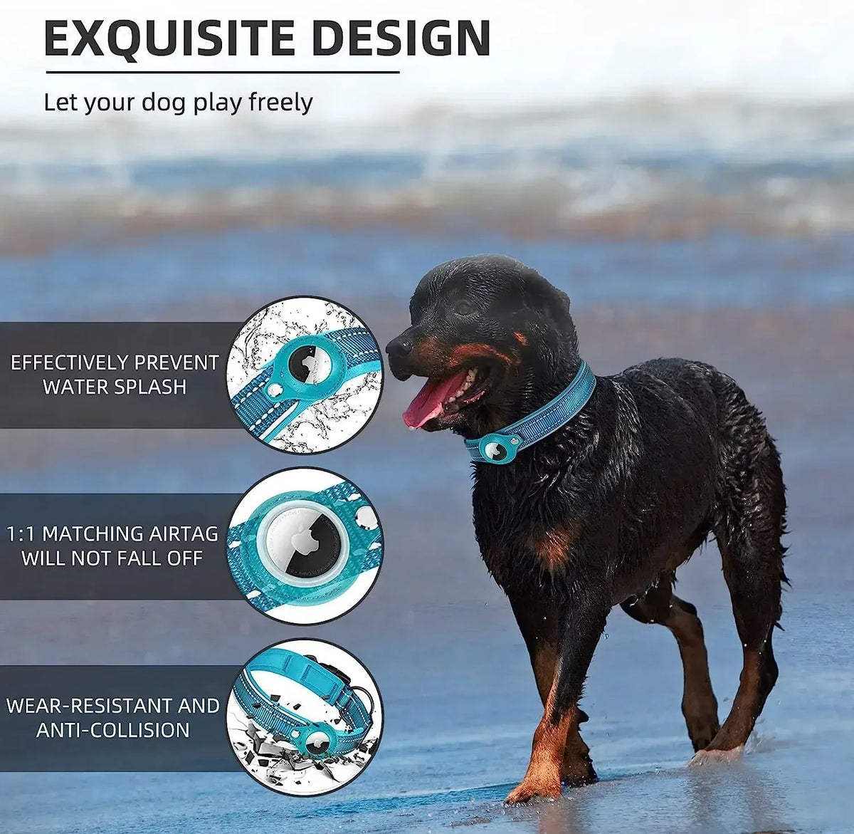 New For Apple Airtag Pet Dog Collar - ProPawPet.com