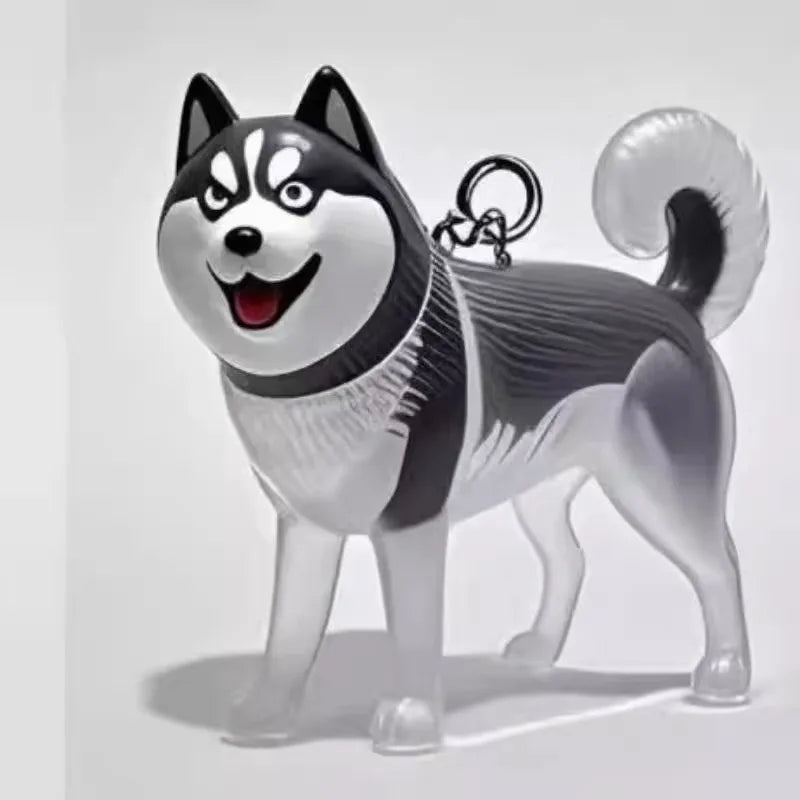 Transparent Pet Hair Capsule Keychain Dog - ProPawPet.com
