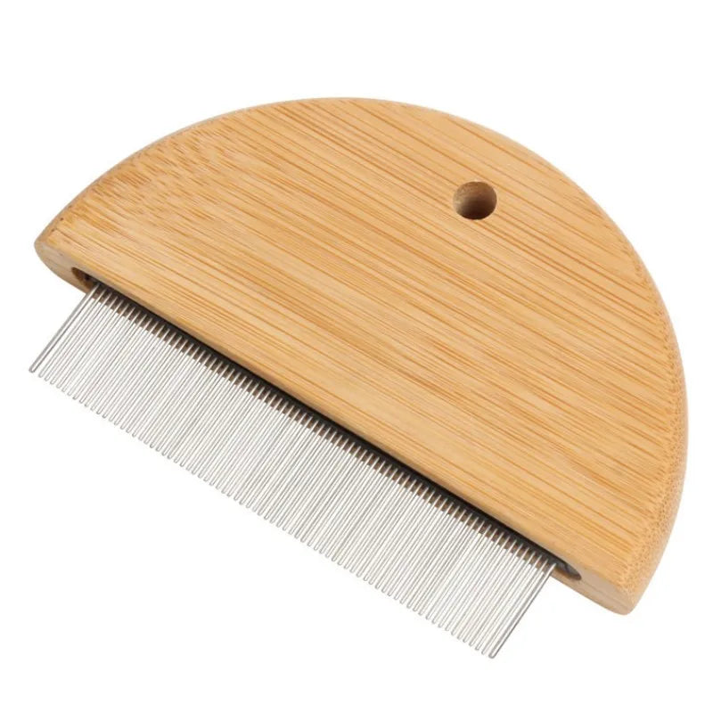 Cat Grooming Comb Hair Remover Wooden Dense – Cat Supplies