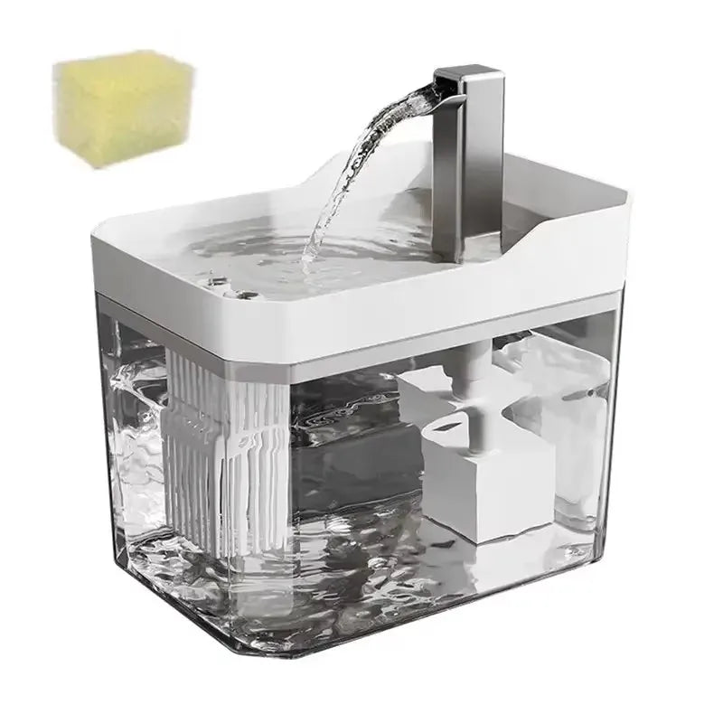 Clear Pet Water Fountain for Cats with - ProPawPet.com