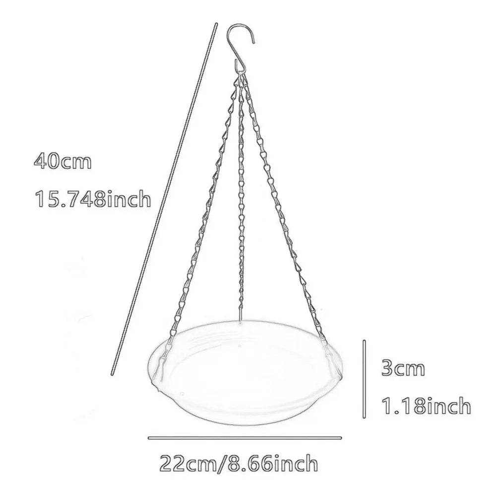 Round Shaped Birds Feeder Birdbath Bowl with - ProPawPet.com