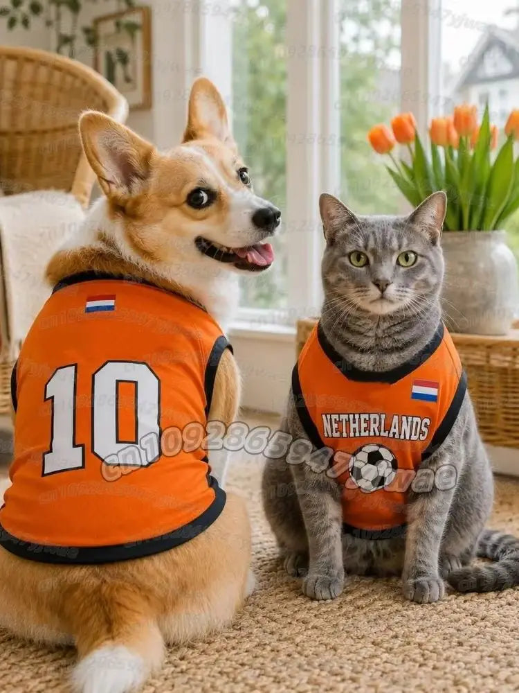26 Summer Dog Clothes Netherlands FLAG print - ProPawPet.com