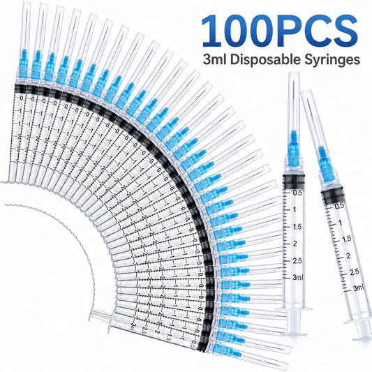 100PCS 3ml Disposable Luer Lock Syringe - ProPawPet.com