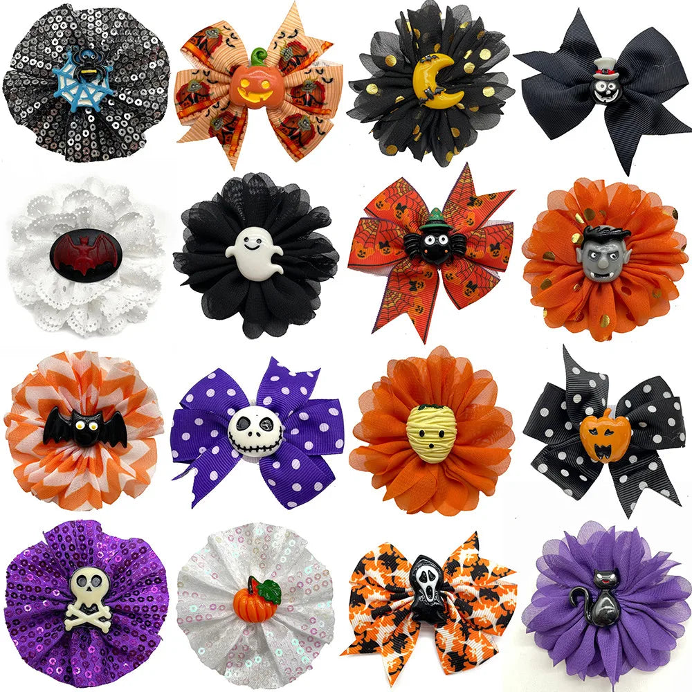 30/50pcs Halloween Dog Bow Tie Removable Dog - ProPawPet.com