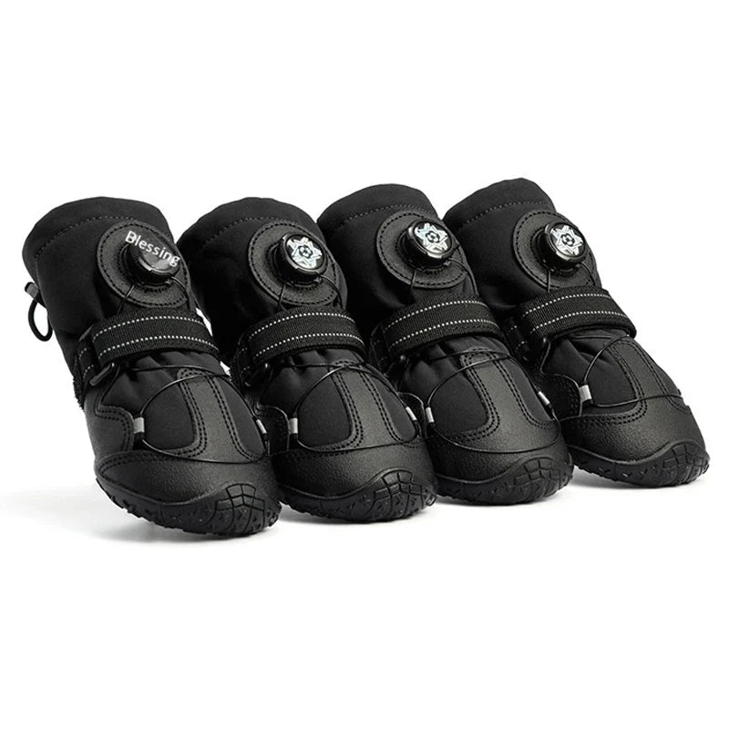 Non-Slip Heavy-duty Dog Boots with Rotating Dial for Med Large Anti – photo 7