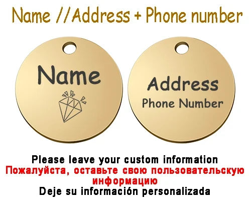 Personalized Pet Cat Dog Name Collar - ProPawPet.com