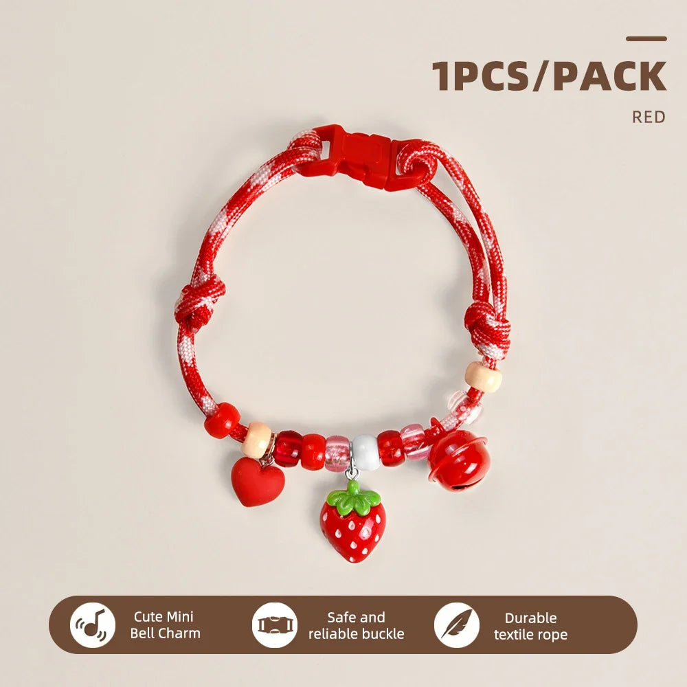 Cute Pet Beaded Necklace Cat Dog Collar - ProPawPet.com
