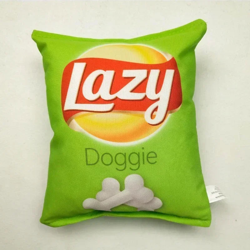 Potato Chip Bag Funny Dog Toys Plush - ProPawPet.com