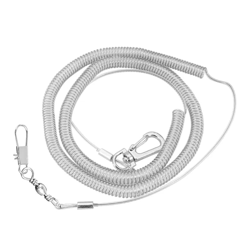 6m Flexible Parrot Bird Harness Lead with Leg Ring