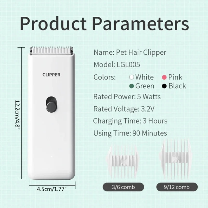 Dog Hair Clipper Electric Pet Hair Trimmer - ProPawPet.com
