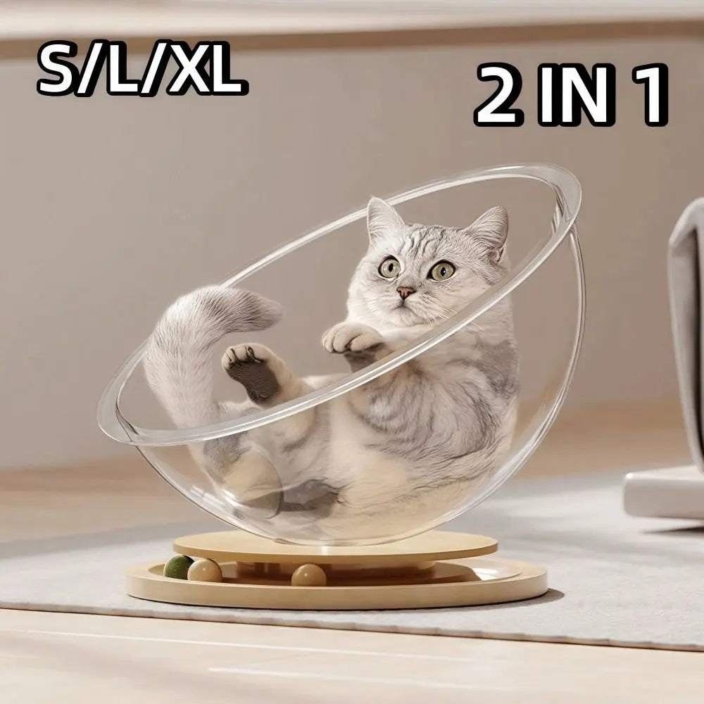 Fun S/L/XL Space Capsule Cat Bed - ProPawPet.com